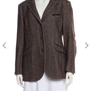 Brunello Cucinelli Dark Brown Women's Blazer